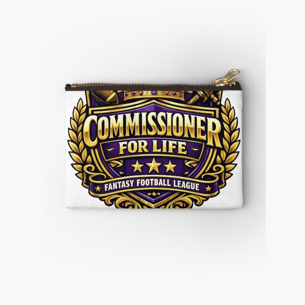 Item preview, Fantasy Football Gift - Commissioner For Life designed and sold by RedRubyBubble.