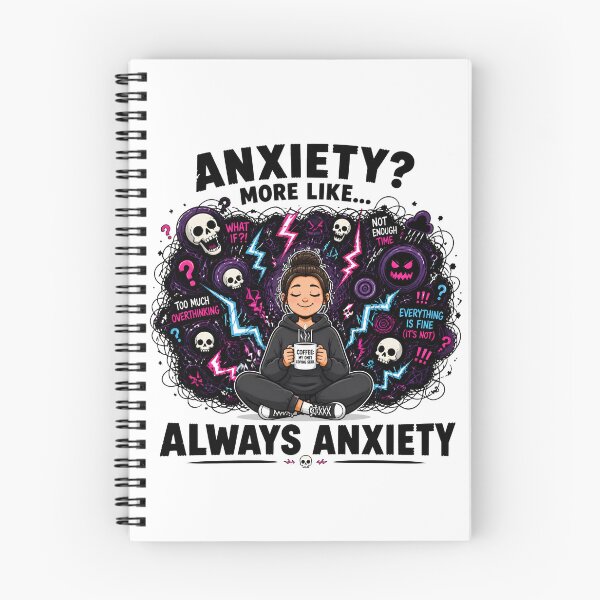 Item preview, Anxiety More Like Always Anxiety Funny ADHD Mental Health Art designed and sold by Créative touche .