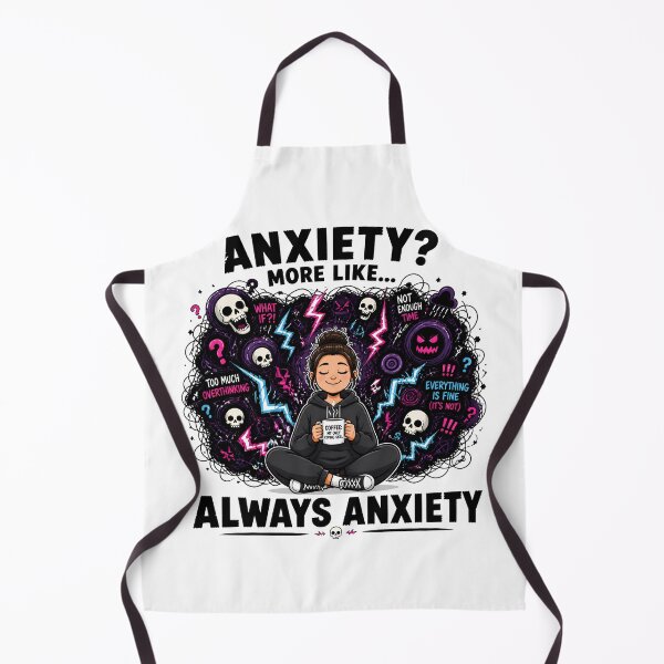 Item preview, Anxiety More Like Always Anxiety Funny ADHD Mental Health Art designed and sold by Créative touche .