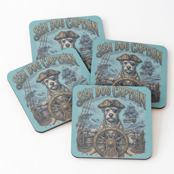 Item preview, Sea Dog Captain Funny Pirate Movie Dog Terrier Lover Gift designed and sold by FurRealStudioCo.