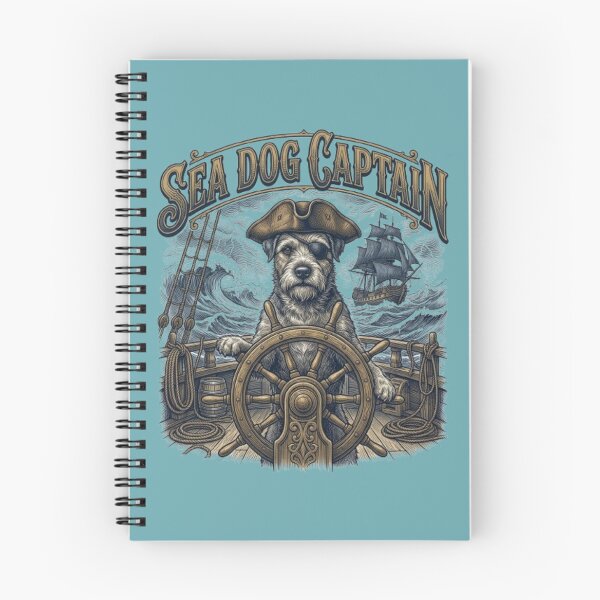 Item preview, Sea Dog Captain Funny Pirate Movie Dog Terrier Lover Gift designed and sold by FurRealStudioCo.