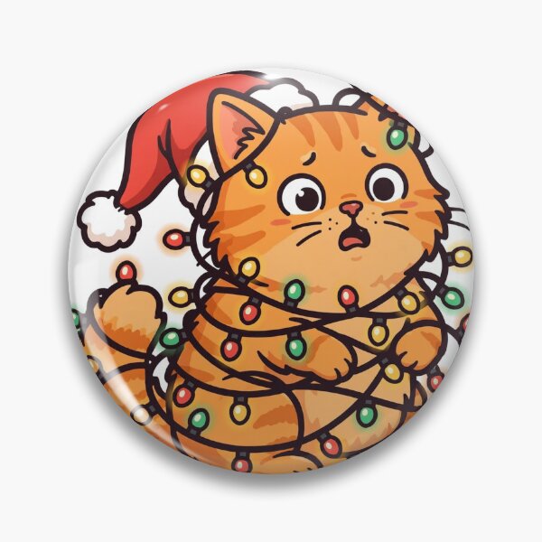 Item preview, Tangled Lights Kitty: Merry Catmas Mess designed and sold by Odd-jack.