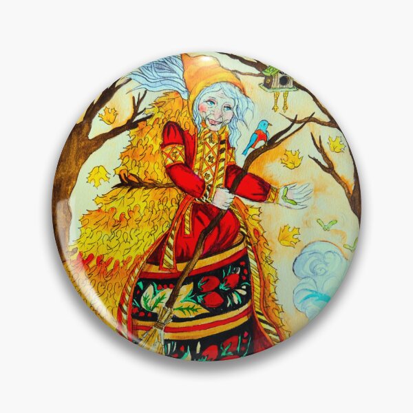Item preview, Autumn Baba Yaga designed and sold by ArtsByAnastasia.