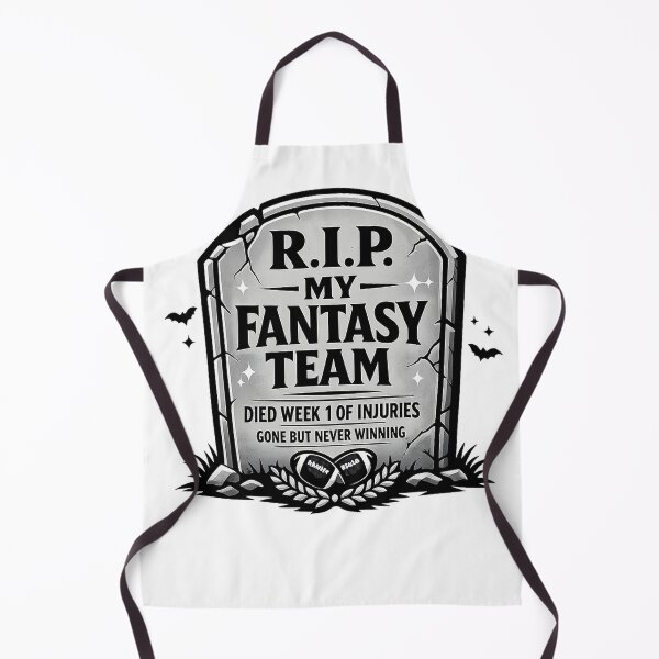 Item preview, Fantasy Football Gift - RIP My Fantasy Team designed and sold by RedRubyBubble.