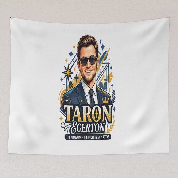 Item preview, Taron Egerton – The Kingsman & Rocketman Star Fan Art designed and sold by ActionForge.