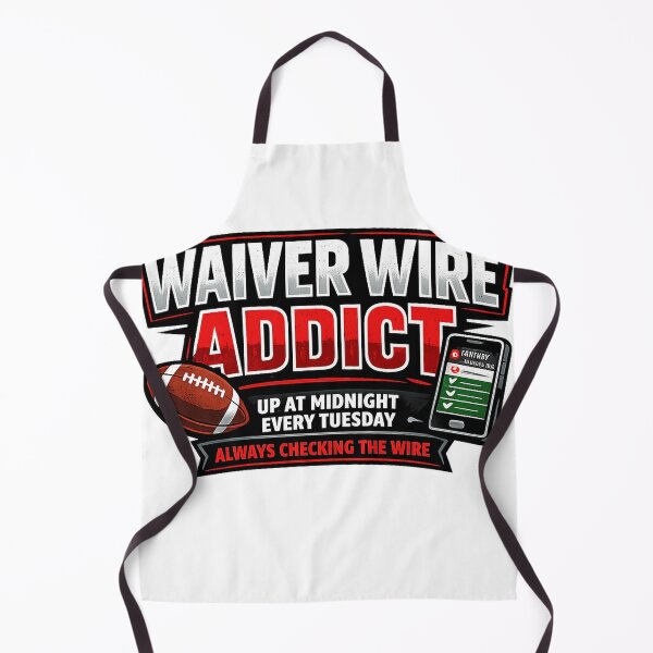 Item preview, Fantasy Football Gift - Waiver Wire Addict designed and sold by RedRubyBubble.