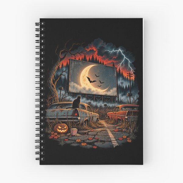 Item preview, Vintage Halloween Drive In Horror Cinema designed and sold by 966 A.D..
