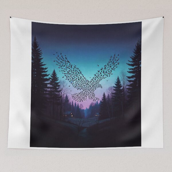 Item preview, Eagle Silhouette Of Birds designed and sold by Home Decor Art.