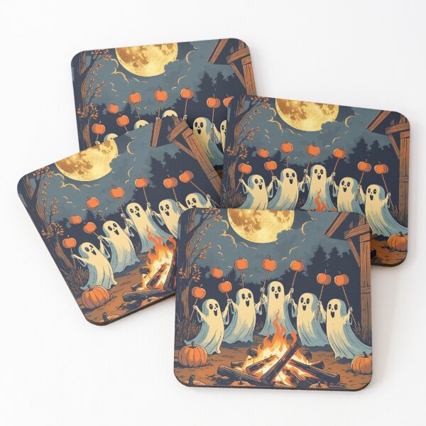 Item preview, Harvest Moon Gathering – Barnyard Halloween Cottagecore designed and sold by Deezyned.