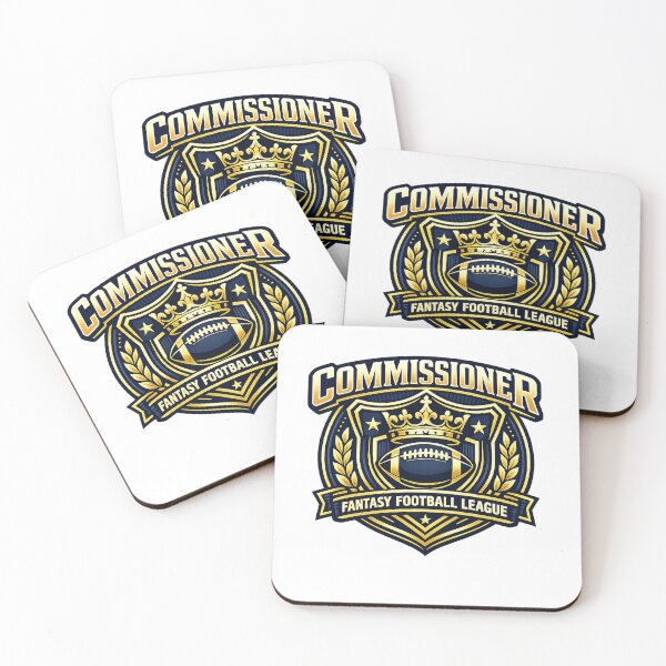 Item preview, Fantasy Football Gift - Respect The Commish designed and sold by RedRubyBubble.
