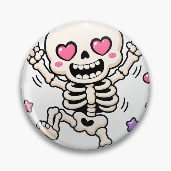 Item preview, Skeleton Gift - Dancing Kawaii Skeleton designed and sold by RedRubyBubble.