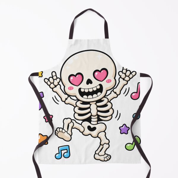 Item preview, Skeleton Gift - Dancing Kawaii Skeleton designed and sold by RedRubyBubble.