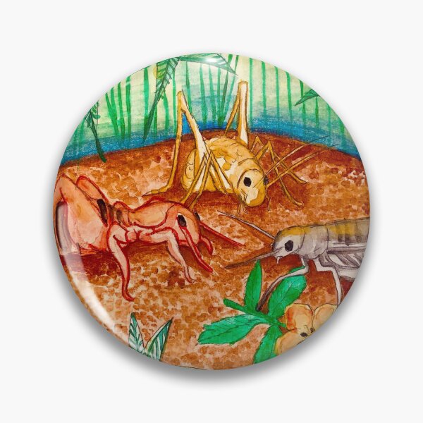 Item preview, Crickets in the Grass designed and sold by ArtsByAnastasia.