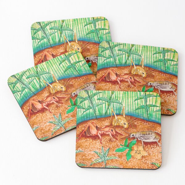 Item preview, Crickets in the Grass designed and sold by ArtsByAnastasia.