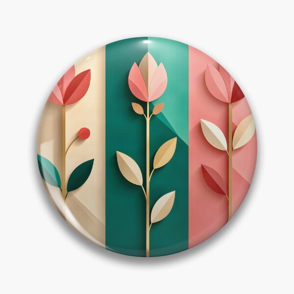 Item preview, Geometric Floral Design designed and sold by Vicky Brago-Mitchell®.