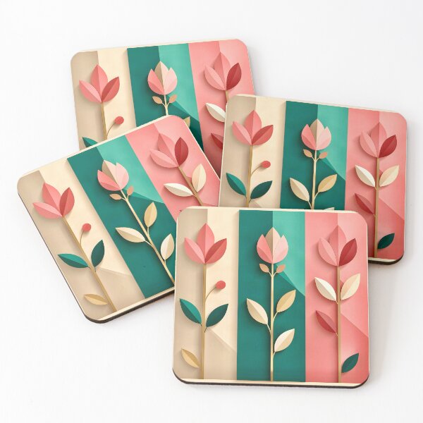 Item preview, Geometric Floral Design designed and sold by Vicky Brago-Mitchell®.