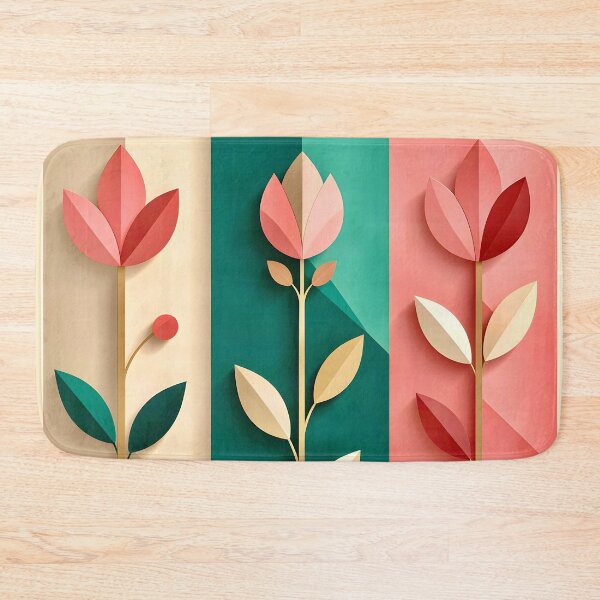 Item preview, Geometric Floral Design designed and sold by Vicky Brago-Mitchell®.