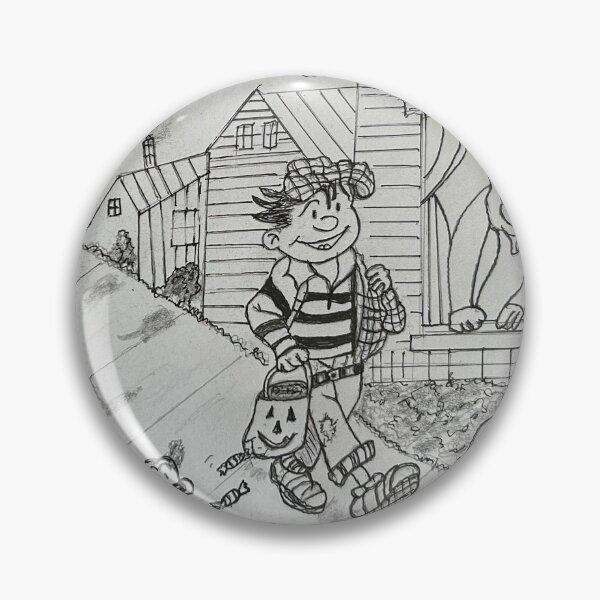 Item preview, Halloween stroll with Biff & Buffy designed and sold by Cartoonist Brian.