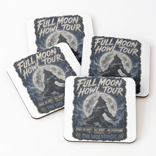 Item preview, Werewolf Gift - Full Moon Howl Tour designed and sold by RedRubyBubble.