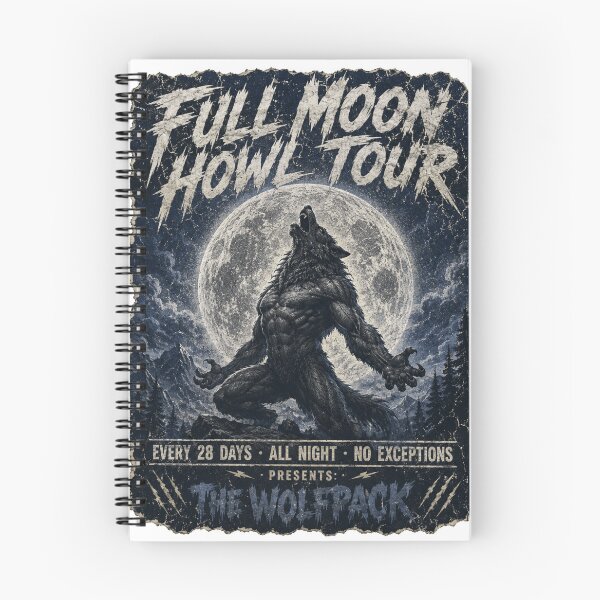 Item preview, Werewolf Gift - Full Moon Howl Tour designed and sold by RedRubyBubble.