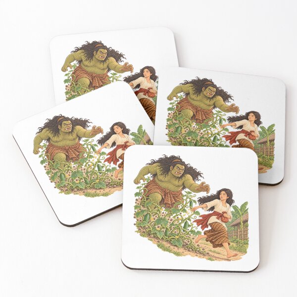 Item preview, Timun Mas — Javanese Folk Tale Art designed and sold by Larkfound Studio.