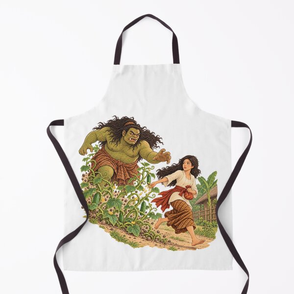 Item preview, Timun Mas — Javanese Folk Tale Art designed and sold by Larkfound Studio.