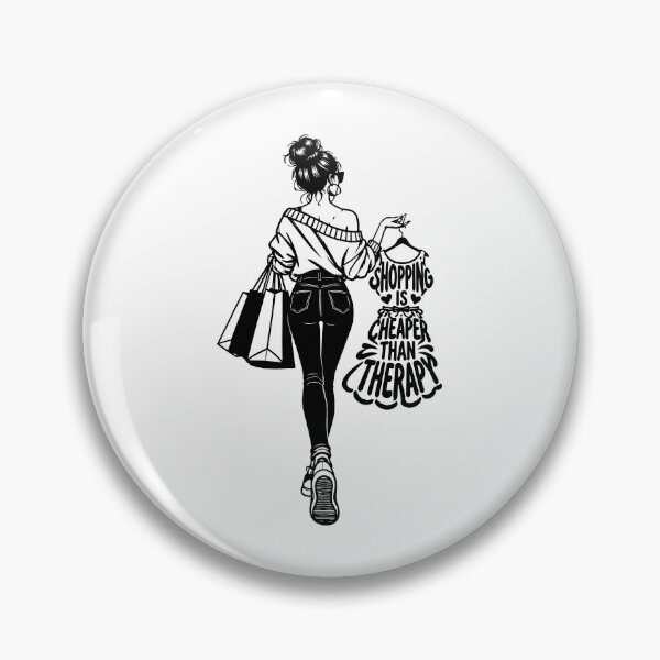 Item preview, Shopping Is Cheaper Than Therapy designed and sold by Teedefy.