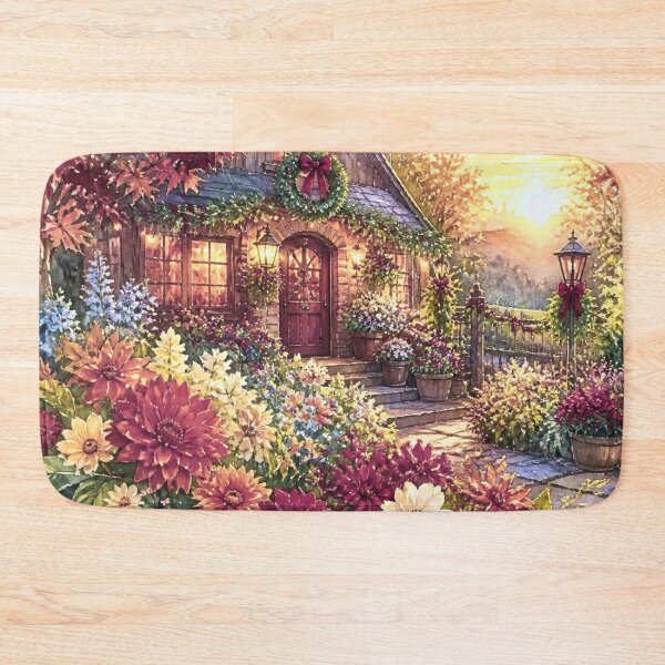 Item preview, Charming Cottage in Bloom designed and sold by FlowerSeller1.