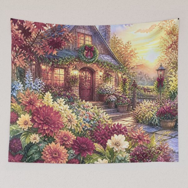 Item preview, Charming Cottage in Bloom designed and sold by FlowerSeller1.