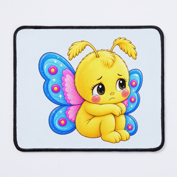 Item preview, Sad Pöttöm the Little Firefly – Cute Emotional Story Character designed and sold by Little Joys Art.
