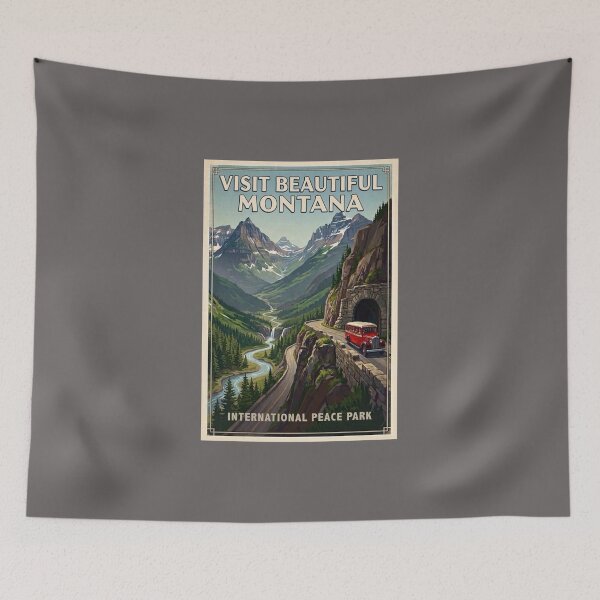 Item preview, Visit Beautiful Montana designed and sold by ArtofDissent.