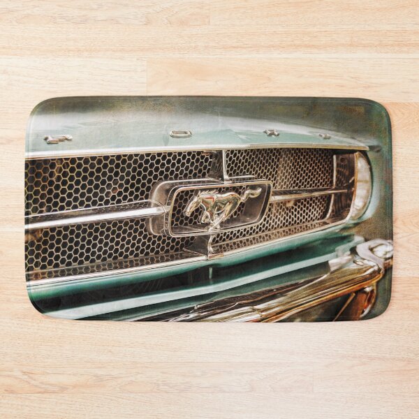 Item preview, Classic Ford Mustang vintage car grille patina designed and sold by Nicole Bleck.