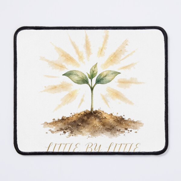 Item preview, Little by Little Watercolor Seedling Positive Affirmation Sticker designed and sold by dostielee.