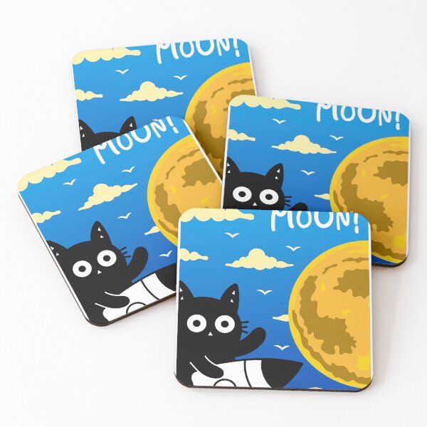Item preview, I’ll be right back… gotta check if the Moon is cheese. designed and sold by DibujandoPorfa.