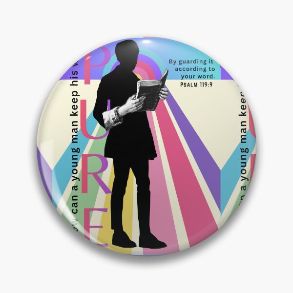 Item preview, Bible Graphic Design - Psalm 119:9 Pure designed and sold by Boy and Belugee Studio.