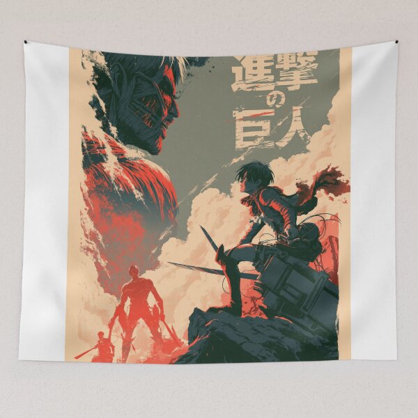 Item preview, Samurai Warriors Poster | Japanese Fantasy Art Print Red Aesthetic designed and sold by Affiches29 Animé .