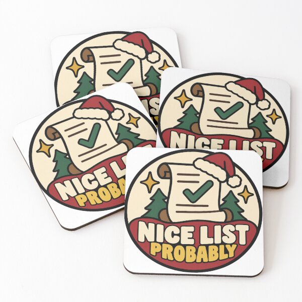 Item preview, Santa Gift - Nice List Probably designed and sold by RedRubyBubble.
