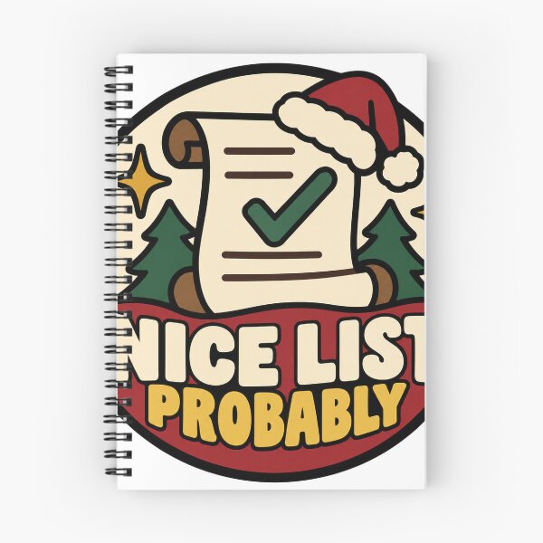 Item preview, Santa Gift - Nice List Probably designed and sold by RedRubyBubble.