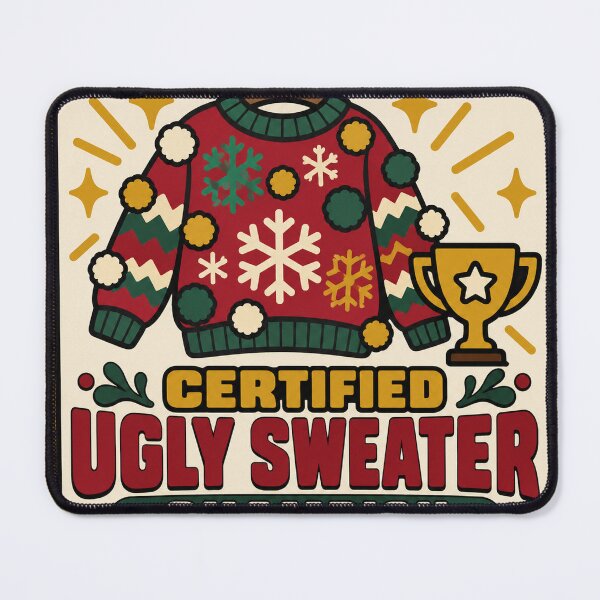 Item preview, Ugly Sweater Gift - Certified Ugly Sweater Champion designed and sold by RedRubyBubble.