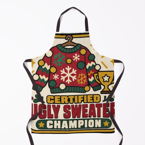Item preview, Ugly Sweater Gift - Certified Ugly Sweater Champion designed and sold by RedRubyBubble.