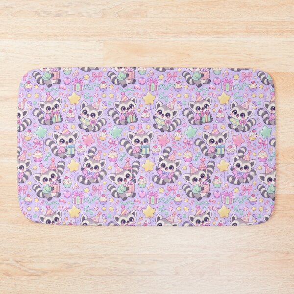 Item preview, Kawaii Birthday Baby Lemur Pattern designed and sold by Soft Berry Studio.