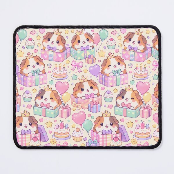 Item preview, Kawaii Birthday Baby Guinea Pig Pattern designed and sold by Soft Berry Studio.
