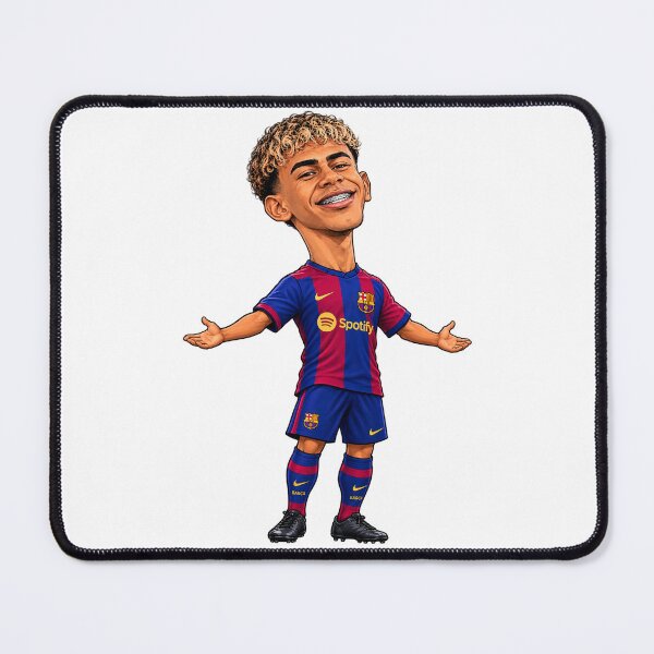 Item preview, Lamine Yamal FC Barcelona Illustration Art designed and sold by FlatInkStudio.