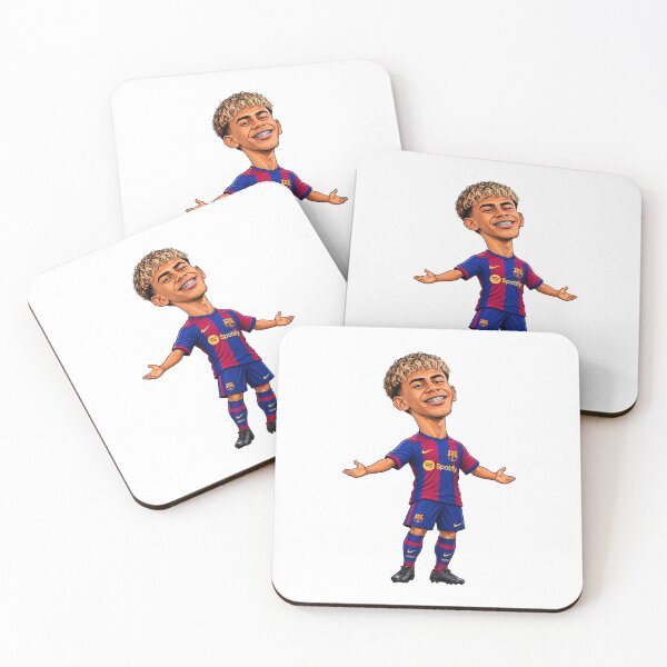 Item preview, Lamine Yamal FC Barcelona Illustration Art designed and sold by FlatInkStudio.