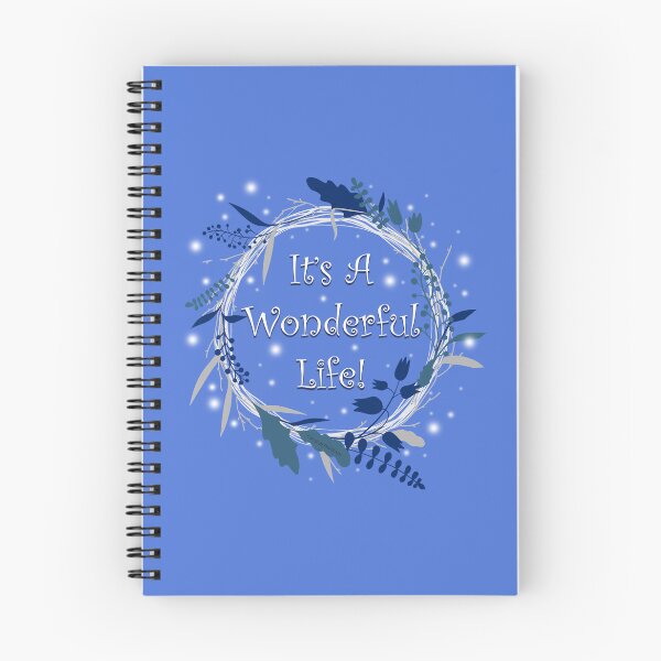 Item preview, It's A Wonderful Life Wreath Blue designed and sold by Normbot2000.