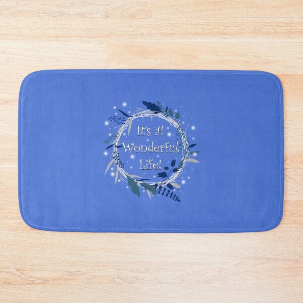Item preview, It's A Wonderful Life Wreath Blue designed and sold by Normbot2000.