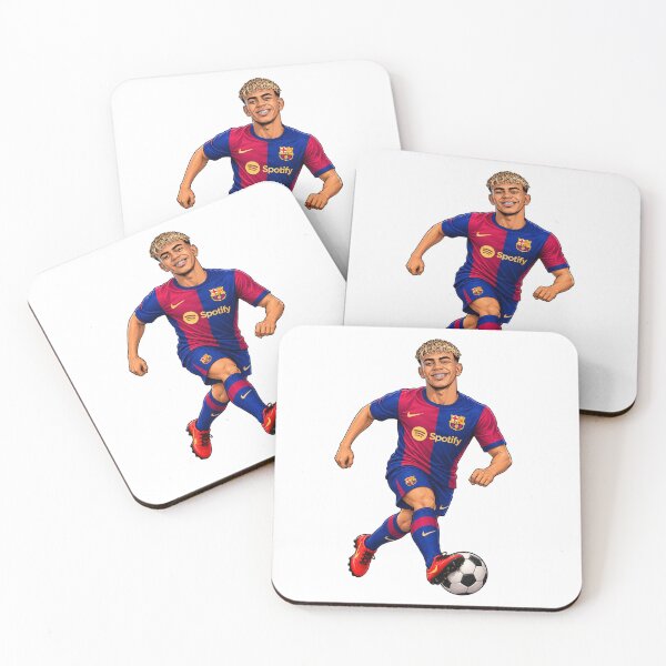 Item preview, Lamine Yamal FC Barcelona Illustration Art designed and sold by FlatInkStudio.