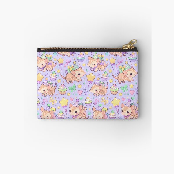 Item preview, Kawaii Birthday Baby Armadillo Pastel Pattern designed and sold by Soft Berry Studio.