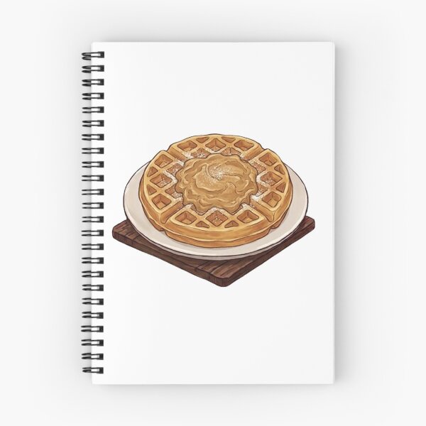 Item preview, Hong Kong Style Peanut Butter Waffle - Grid Cake Illustration designed and sold by PetalsPaws.