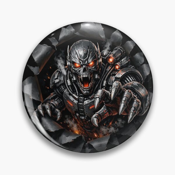 Item preview, Evil Robot Graphic Art designed and sold by ArtsyAlgorithms.